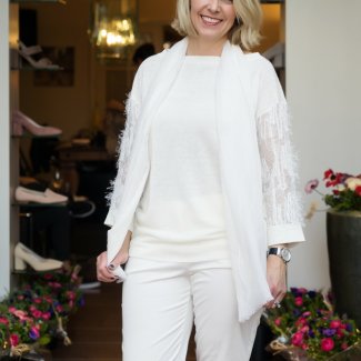 Fabiana Filippi shawl pullover pantalon lente zomer 2019 voorjaar hb mode