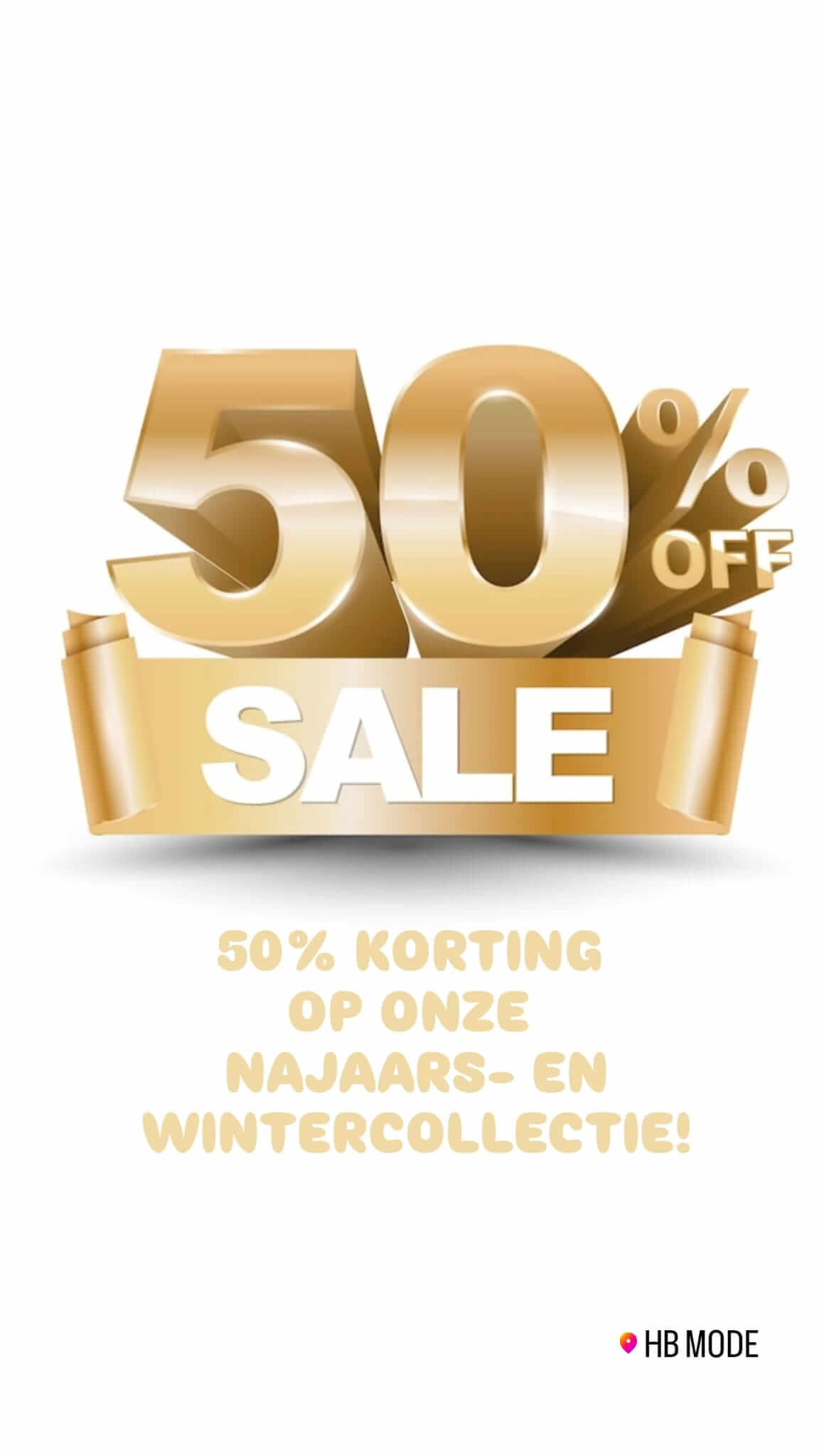 sale 50% korting wintercollecties