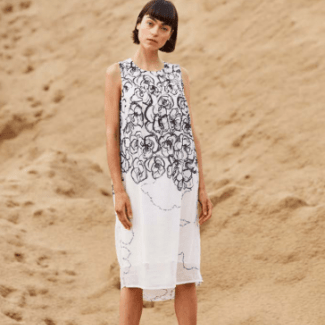 Annette Gortz jurk casual zwart wit zomer 2022 HB MODE