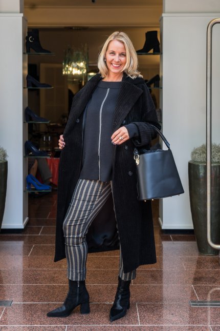 Annette Gortz mantel pullover pantalon marc cain schoenen bling berlin tas najaar winter 2018 2019