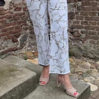 Marc Cain gewerkte blouse pantalon Zomer 2022-min