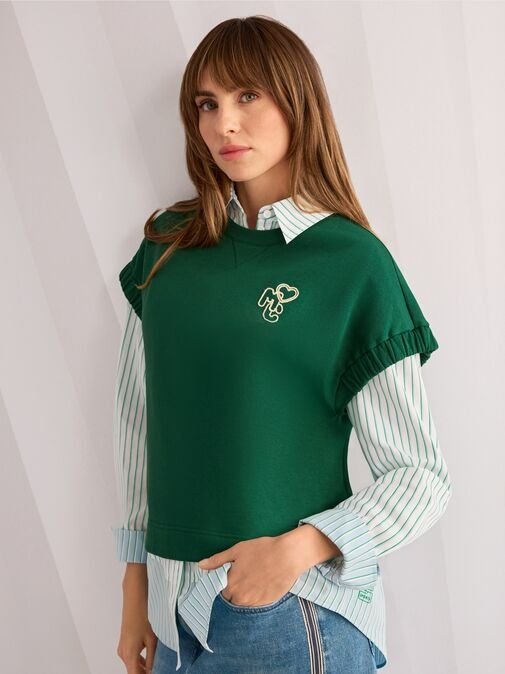 Marc_Cain_outfit_groen_trui_blouse_zomer_2026_HB_MODE