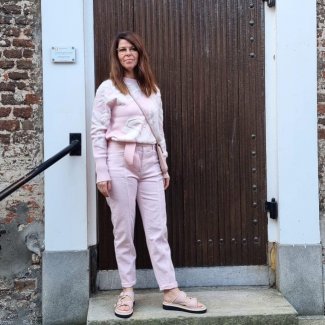 marc cain set roze slipper zomer 2022