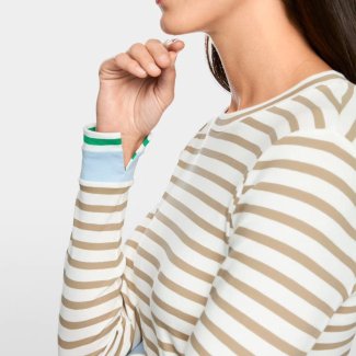 Marc Cain Sports trui wit beige zomer 2026 HB MODE