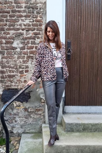 marc cain veagan leather broek jasje zomer 2022