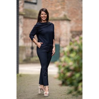 Natan blouse pantalon blauw casual outfit voorjaar zomer lente 2024_3