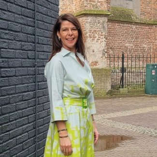 Natan jurk blauw groen voorjaar lente zomer 2024_3
