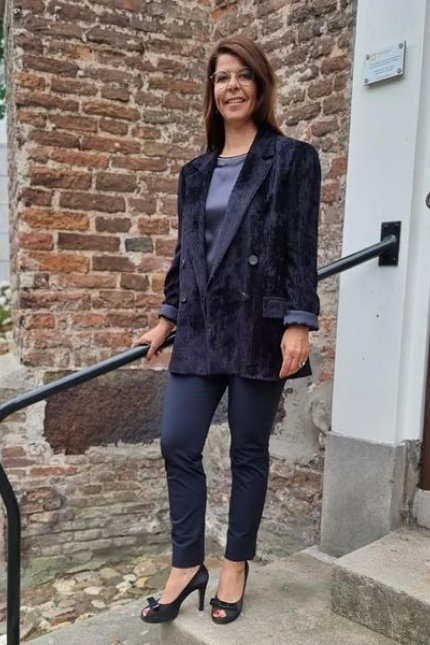 Peserico blazer blauw winter 2022_1