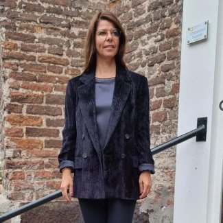 Peserico blazer blauw winter 2022_2