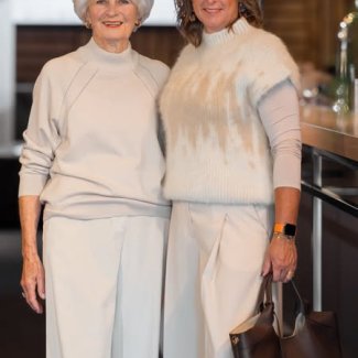 Peserico jurk outfit winter 2025 2026_3