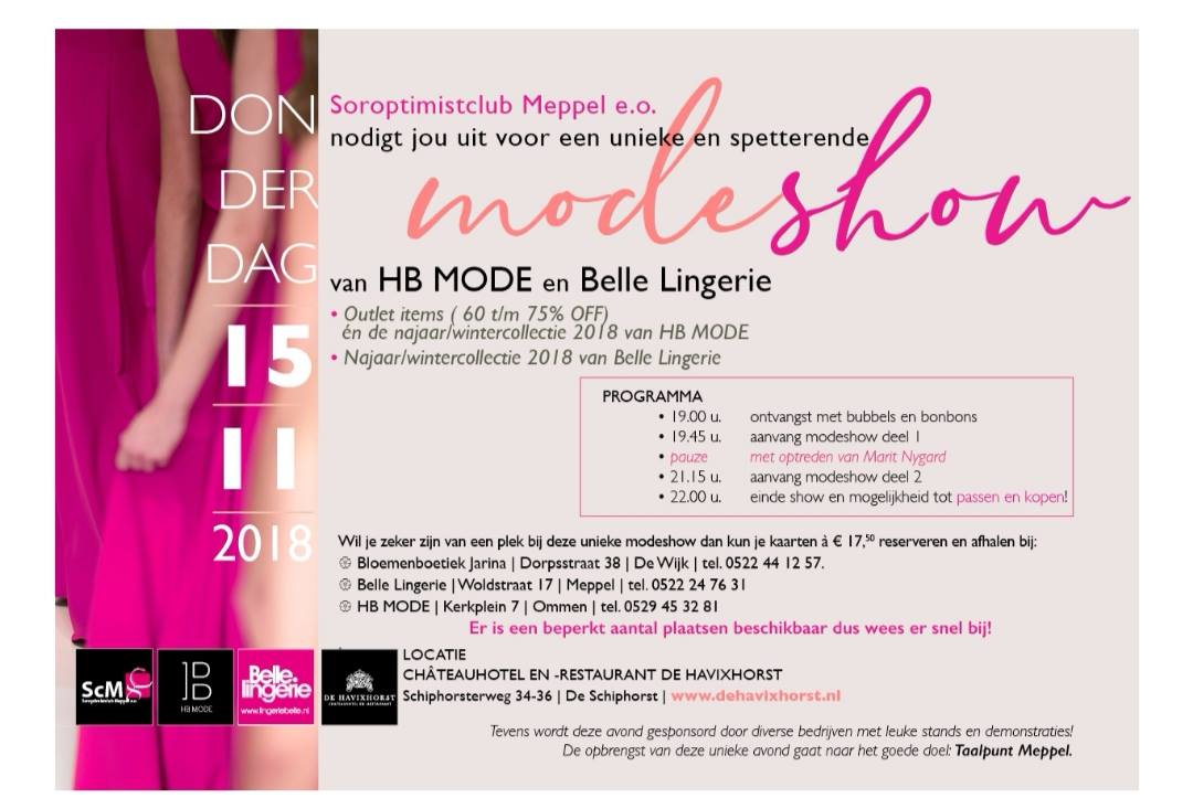 modeshow soroptimistclub meppel